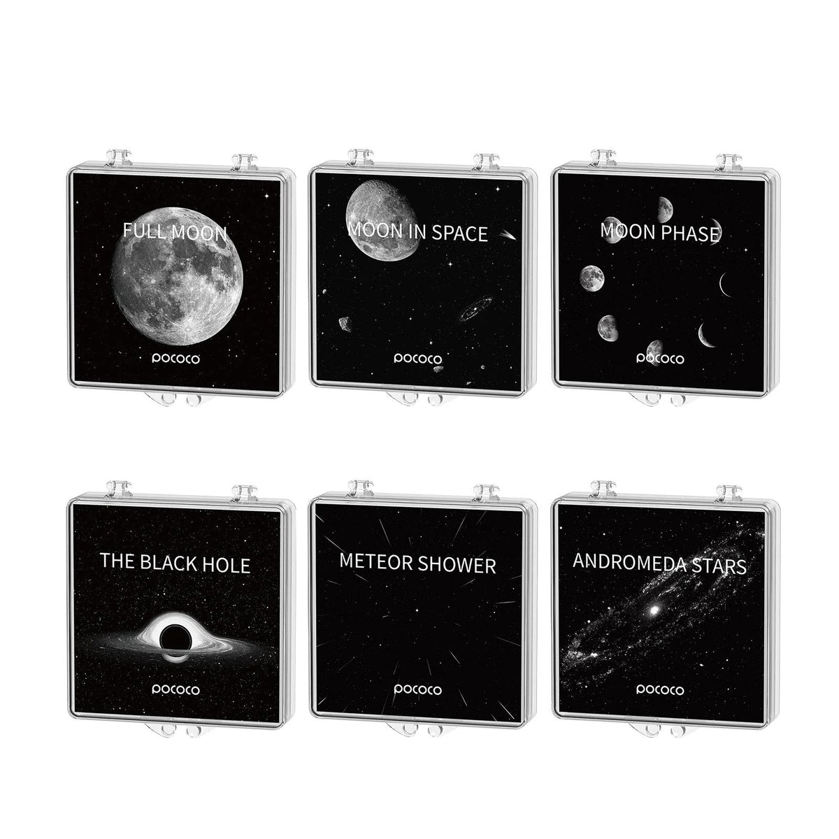 Lune et Galaxie d'Étoiles - Projecteur à Disques (6 Disques)